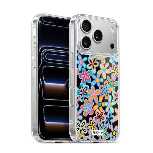 P.D. Moreno Patterns Retro Flowers Soft Gel Case for Apple iPhone 17 Pro