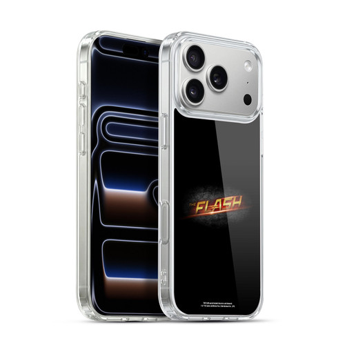 The Flash TV Series Logos Black Soft Gel Case for Apple iPhone 17 Pro Max