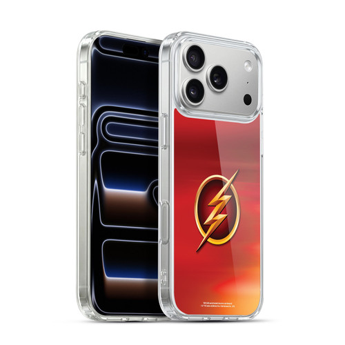 The Flash TV Series Logos Red Soft Gel Case for Apple iPhone 17 Pro Max