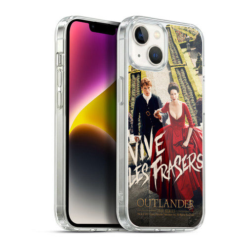 Outlander Key Art Season 2 Poster Soft Gel Case for Apple iPhone 14 Plus & MagSafe