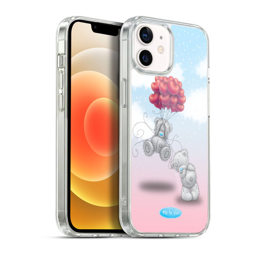 Me To You Classic Tatty Teddy Heart Balloons Soft Gel Case for Apple iPhone 12 / iPhone 12 Pro & MagSafe