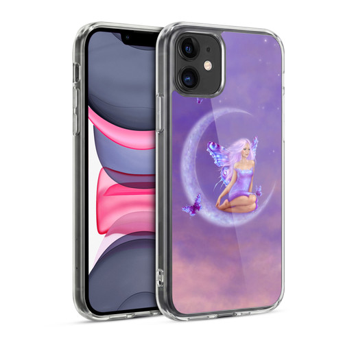 Rachel Anderson Pixies Lavender Moon Soft Gel Case for Apple iPhone 11