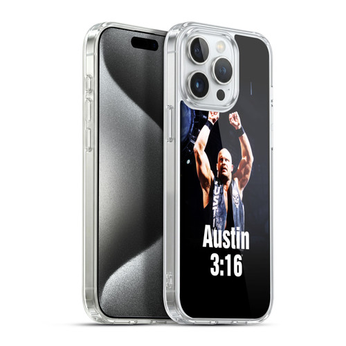 WWE Steve Austin Photo Soft Gel Case for Apple iPhone 15 Pro Max & MagSafe