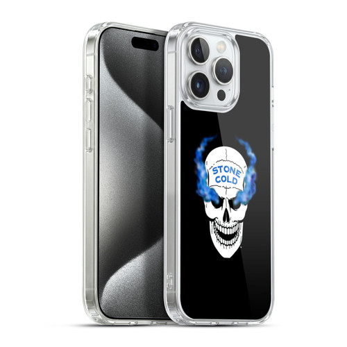 WWE Steve Austin Retro Skull Soft Gel Case for Apple iPhone 15 Pro Max & MagSafe