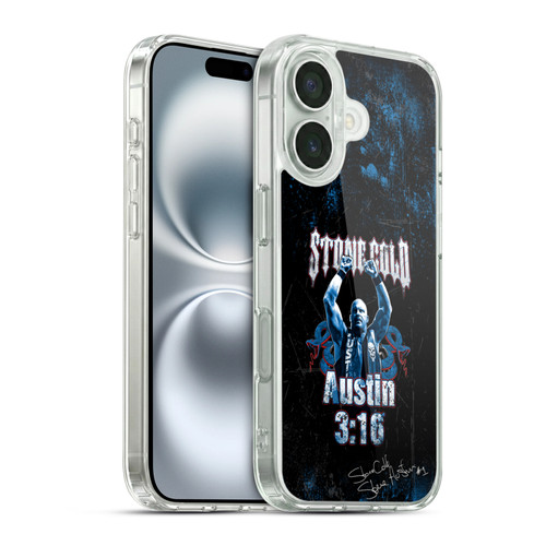 WWE Steve Austin Stone Cold Toughest SOB Soft Gel Case for Apple iPhone 16 & MagSafe