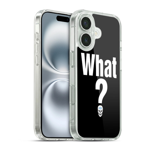 WWE Steve Austin What? Soft Gel Case for Apple iPhone 16 & MagSafe