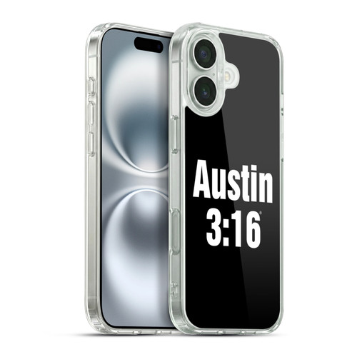 WWE Steve Austin 3:16 Soft Gel Case for Apple iPhone 16 Plus & MagSafe