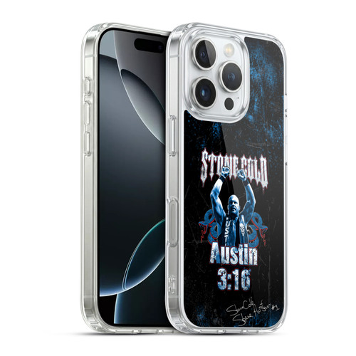WWE Steve Austin Stone Cold Toughest SOB Soft Gel Case for Apple iPhone 16 Pro & MagSafe