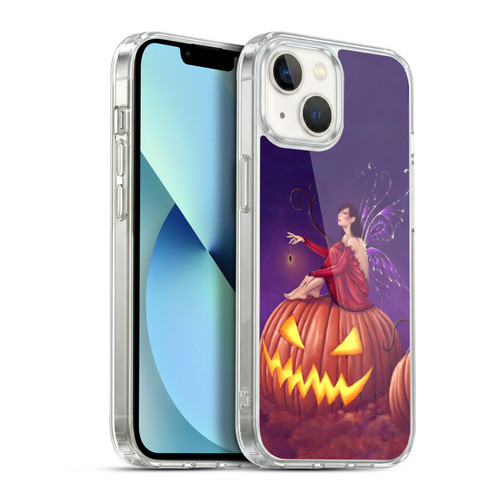 Rachel Anderson Pixies Pumpkin Soft Gel Case for Apple iPhone 13