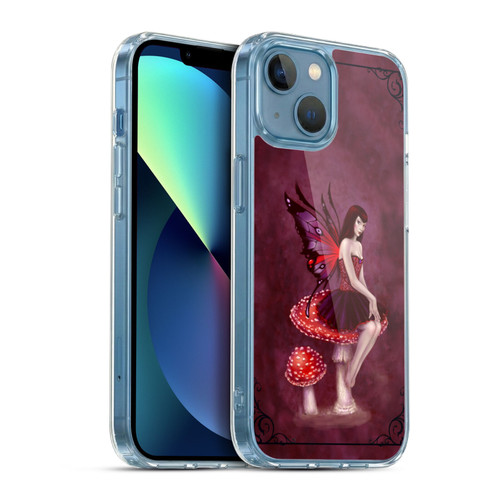 Rachel Anderson Pixies Amanita Muscaria Soft Gel Case for Apple iPhone 13 Mini & MagSafe