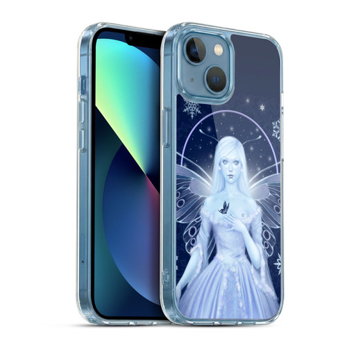 Rachel Anderson Pixies Snow Fairy Soft Gel Case for Apple iPhone 13 Mini & MagSafe