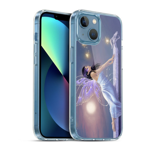 Rachel Anderson Pixies Twilight Shimmer Soft Gel Case for Apple iPhone 13 Mini & MagSafe