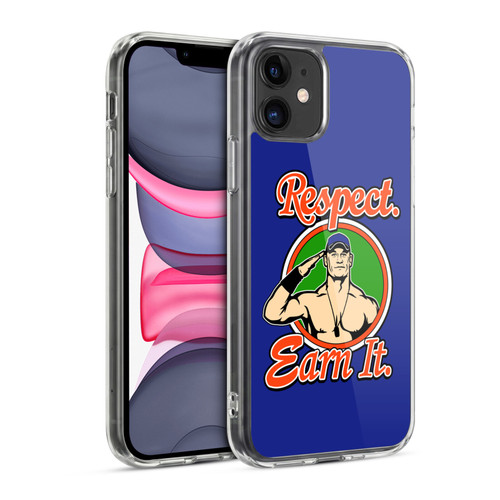 WWE 2017/18 Superstars John Cena Respect Earn It Soft Gel Case for Apple iPhone 11