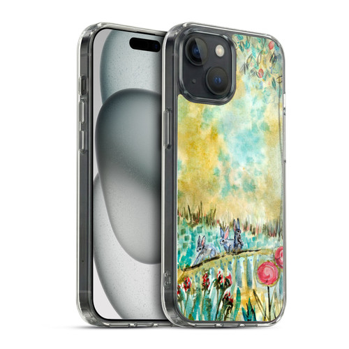 Wyanne Nature 2 Three Rabbits Soft Gel Case for Apple iPhone 15 & MagSafe