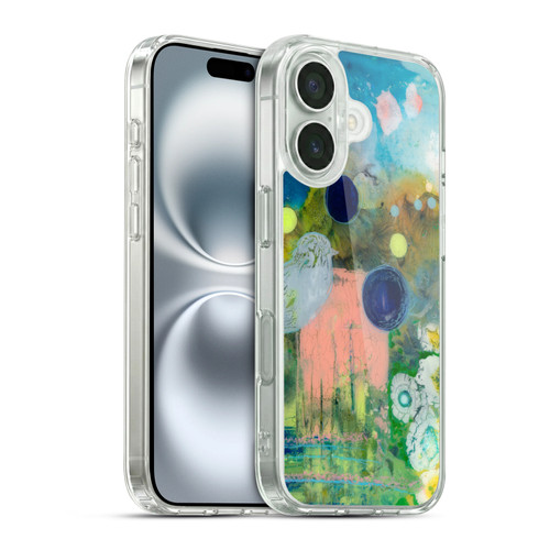 Wyanne Nature 2 Bird Painting Soft Gel Case for Apple iPhone 16 & MagSafe