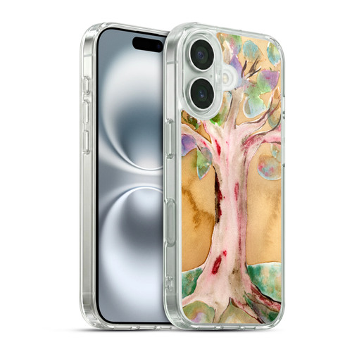 Wyanne Nature 2 Watercolour Tree Soft Gel Case for Apple iPhone 16 & MagSafe