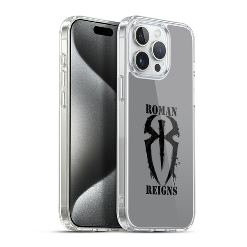 WWE 2017/18 Superstars Roman Reigns It's My Yard Soft Gel Case for Apple iPhone 15 Pro Max & MagSafe