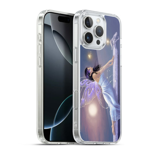 Rachel Anderson Pixies Twilight Shimmer Soft Gel Case for Apple iPhone 16 Pro Max & MagSafe