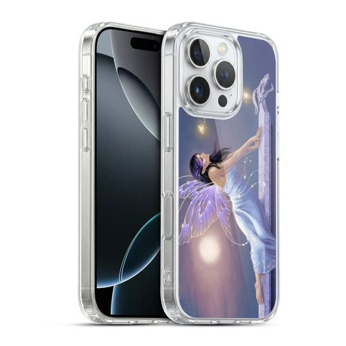 Rachel Anderson Pixies Twilight Shimmer Soft Gel Case for Apple iPhone 16 Pro & MagSafe