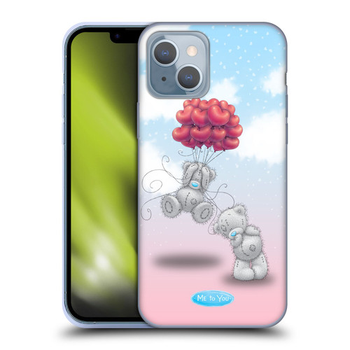 Me To You Classic Tatty Teddy Heart Balloons Soft Gel Case for Apple iPhone 14