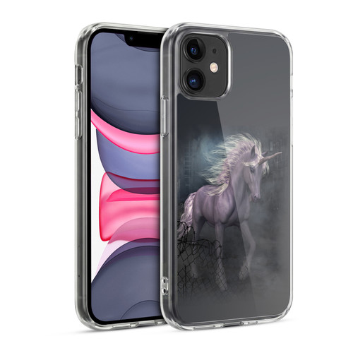 Simone Gatterwe Pegasus And Unicorns Escape Soft Gel Case for Apple iPhone 11