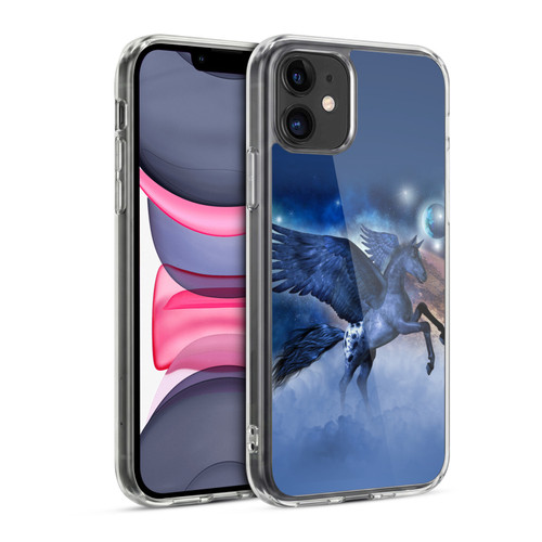 Simone Gatterwe Pegasus And Unicorns Little Pegasus Soft Gel Case for Apple iPhone 11