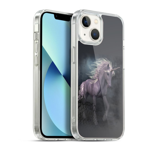 Simone Gatterwe Pegasus And Unicorns Escape Soft Gel Case for Apple iPhone 13