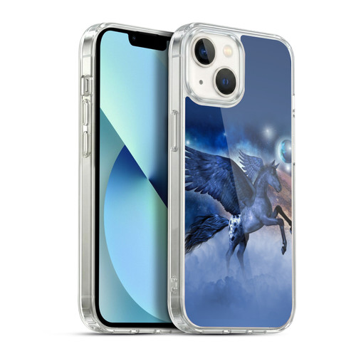 Simone Gatterwe Pegasus And Unicorns Little Pegasus Soft Gel Case for Apple iPhone 13