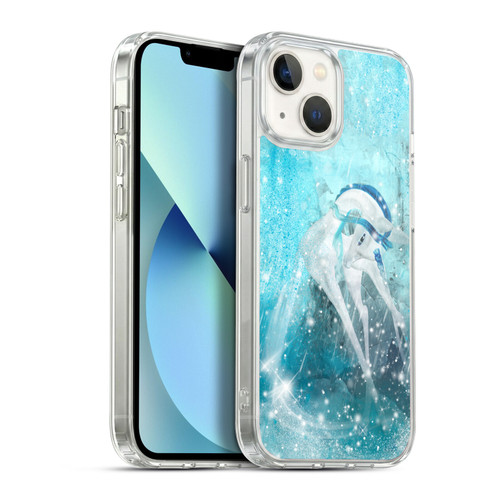 Simone Gatterwe Pegasus And Unicorns Sowflakes Soft Gel Case for Apple iPhone 13