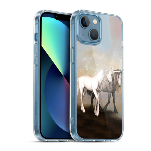 Simone Gatterwe Pegasus And Unicorns Lovers Soft Gel Case for Apple iPhone 13 Mini & MagSafe