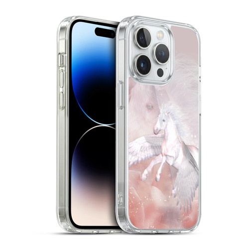 Simone Gatterwe Pegasus And Unicorns Flying Unicorn Soft Gel Case for Apple iPhone 13 Pro & MagSafe