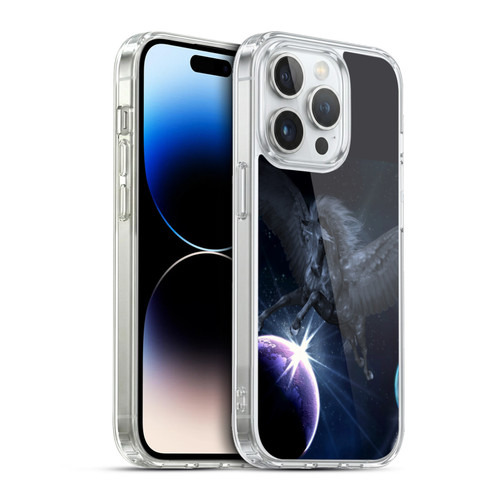 Simone Gatterwe Pegasus And Unicorns Pegasus Soft Gel Case for Apple iPhone 13 Pro & MagSafe
