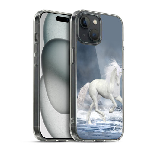 Simone Gatterwe Pegasus And Unicorns Playing Soft Gel Case for Apple iPhone 15 & MagSafe