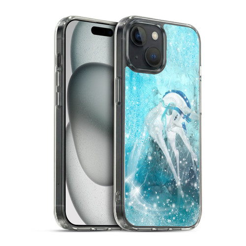 Simone Gatterwe Pegasus And Unicorns Sowflakes Soft Gel Case for Apple iPhone 15 & MagSafe