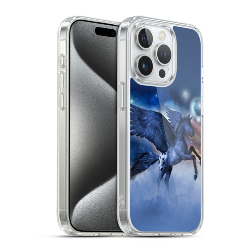 Simone Gatterwe Pegasus And Unicorns Little Pegasus Soft Gel Case for Apple iPhone 15 Pro & MagSafe
