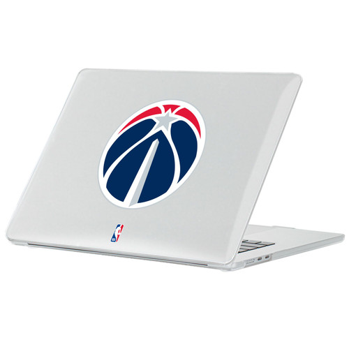 NBA Washington Wizards Logo Navy Blue Ball Clear Hard Crystal Armour Laptop Case for Apple MacBook Air 13.6" A2681/A3113/A3240 2022/2024/2025