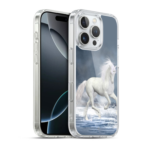 Simone Gatterwe Pegasus And Unicorns Playing Soft Gel Case for Apple iPhone 16 Pro & MagSafe