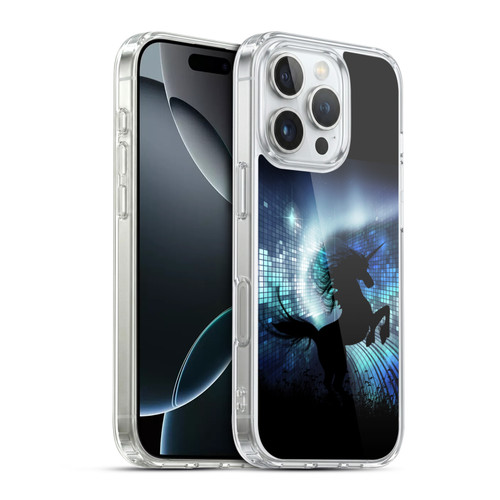 Simone Gatterwe Pegasus And Unicorns Silhouette Soft Gel Case for Apple iPhone 16 Pro & MagSafe