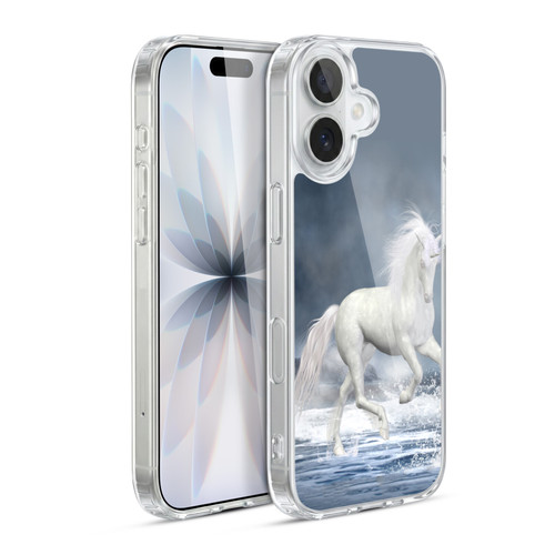 Simone Gatterwe Pegasus And Unicorns Playing Soft Gel Case for Apple iPhone 17