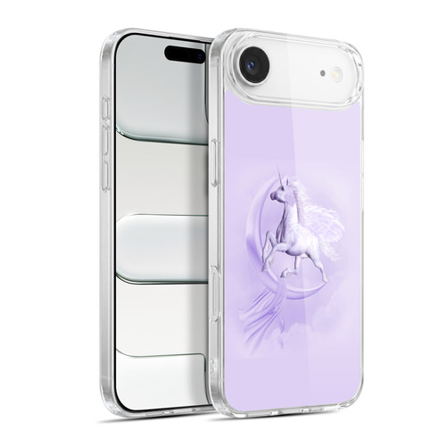 Simone Gatterwe Pegasus And Unicorns Pegasus In Moon Soft Gel Case for Apple iPhone 17 Air