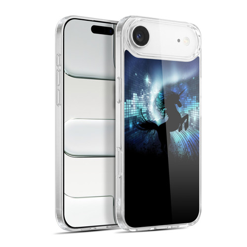 Simone Gatterwe Pegasus And Unicorns Silhouette Soft Gel Case for Apple iPhone 17 Air
