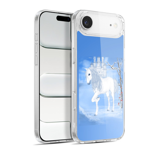 Simone Gatterwe Pegasus And Unicorns White Unicorn Soft Gel Case for Apple iPhone 17 Air