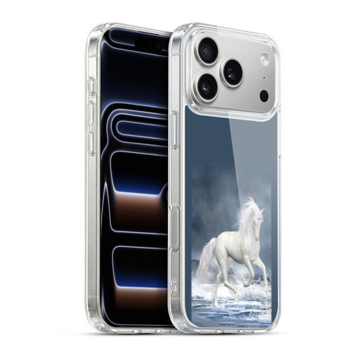 Simone Gatterwe Pegasus And Unicorns Playing Soft Gel Case for Apple iPhone 17 Pro Max