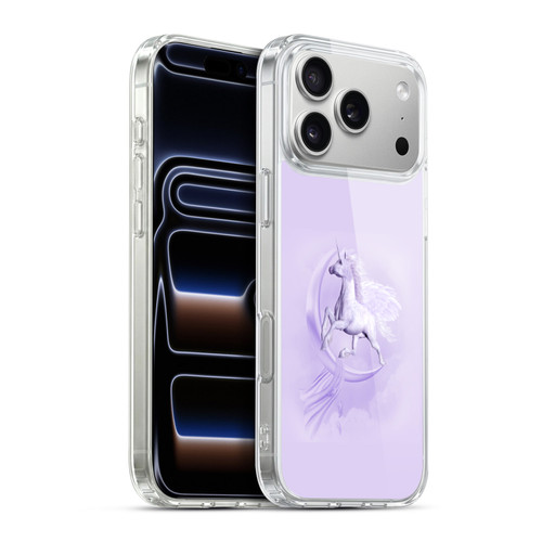 Simone Gatterwe Pegasus And Unicorns Pegasus In Moon Soft Gel Case for Apple iPhone 17 Pro Max
