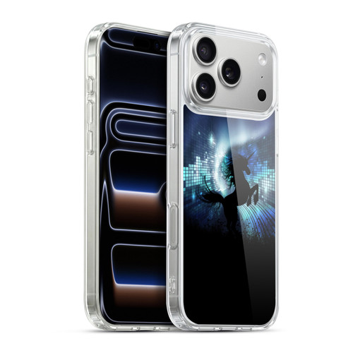 Simone Gatterwe Pegasus And Unicorns Silhouette Soft Gel Case for Apple iPhone 17 Pro Max