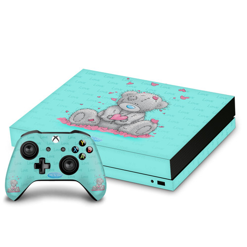 Me To You Classic Tatty Teddy Love Vinyl Sticker Skin Decal Cover for Microsoft Xbox One X Bundle