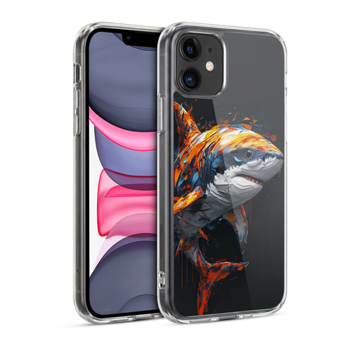 Haroulita Mix Art Animals Shark Soft Gel Case for Apple iPhone 11