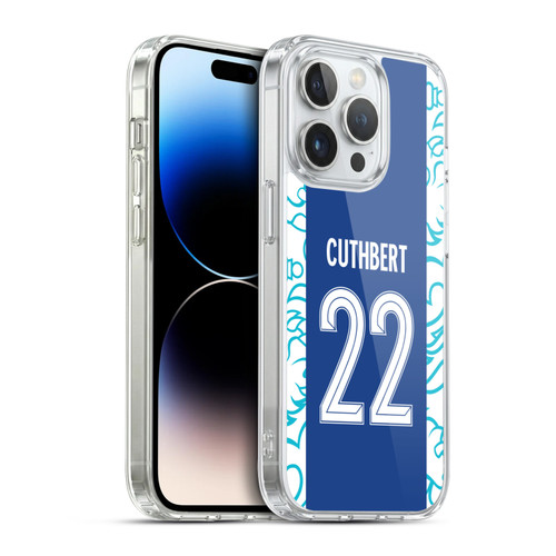 Chelsea Football Club 2022/23 Women's Home Kit Erin Cuthbert Soft Gel Case for Apple iPhone 14 Pro & MagSafe