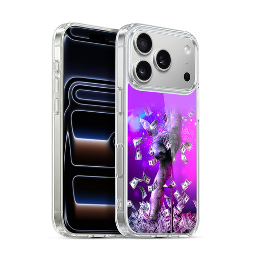 Random Galaxy Animals Dancing Strip Pole Sloth Soft Gel Case for Apple iPhone 17 Pro