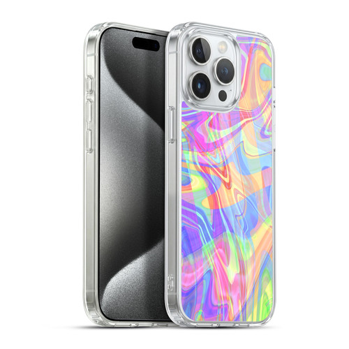 Suzan Lind Marble Light Rainbow Soft Gel Case for Apple iPhone 15 Pro Max & MagSafe